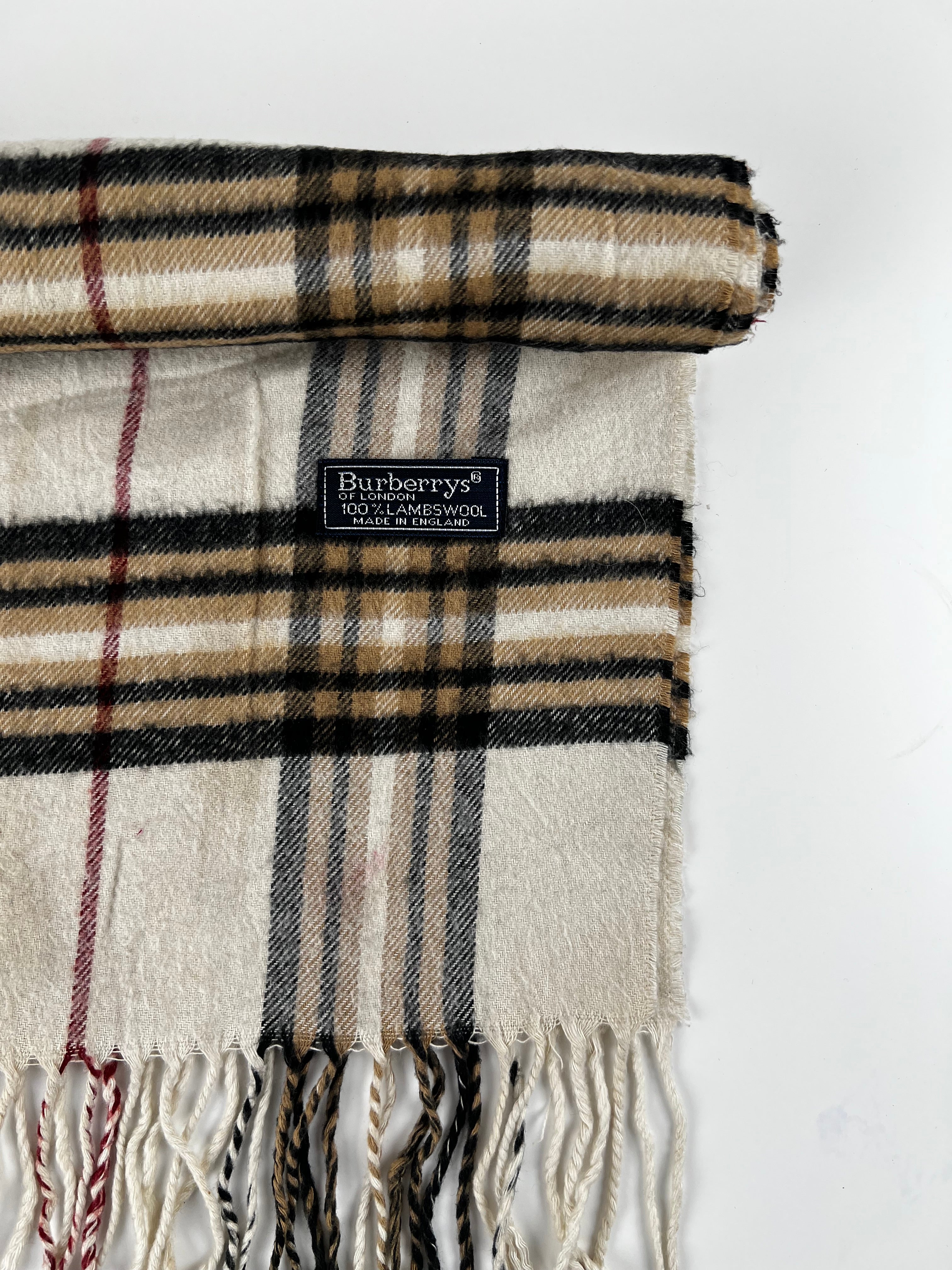 Burberry Schal | Weiß/Beige